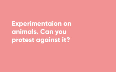 Experimentation on animals! Can you protest against it?